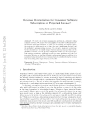 Arxiv:2007.11331V1 [Cs.GT] 22 Jul 2020