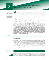 Basic Structures: Sets, Functions, Sequences, and Sums 2-2