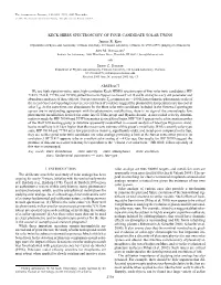KECK HIRES SPECTROSCOPY of FOUR CANDIDATE SOLAR TWINS Jeremy R