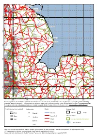 Map 15 Lincolnshire and the Wash, 100-Km Grid Square TF (Axis Numbers Are the Coordinates of the National Grid) © Crown Copyright