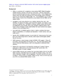 Notes on Using an External GNSS Receiver with Smart Phone Mapping App April 2018 - Jim Mcivor