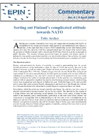 Sorting out Finland's Complicated Attitude Towards NATO