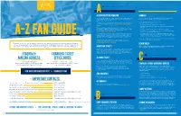 Stadium & Mailing Address Important Contacts