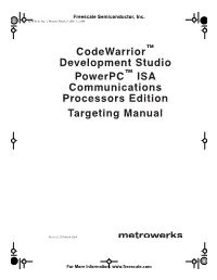 Targeting Embedded Powerpc