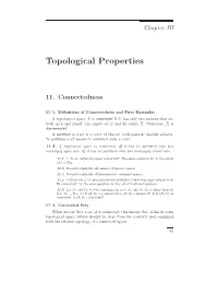 Topological Properties