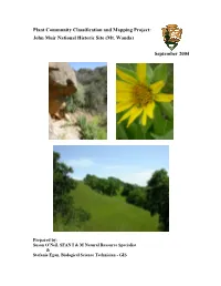 Vegetation Classification and Mapping Project Report
