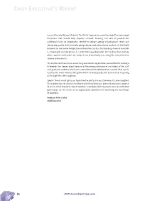 Chief Executive's Report