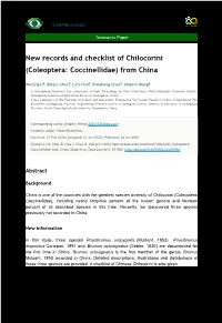 Coleoptera: Coccinellidae) from China