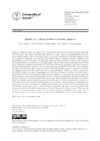 Epilist 1.0: a Global Checklist of Vascular Epiphytes