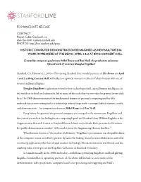 Press Release: (Pdf Format)