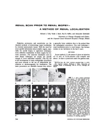 Renal Scan Prior to Renal Biopsyâ€”