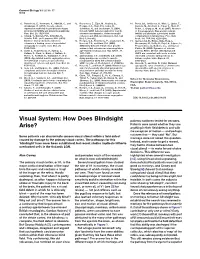 Visual System: How Does Blindsight Arise?