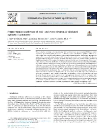 Fragmentation Pathways of Odd- and Even-Electron N-Alkylated Synthetic Cathinones