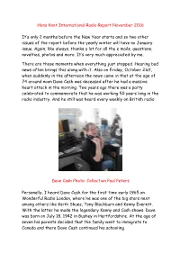 Hans Knot International Radio Report November 2016 It's Only 2 Months
