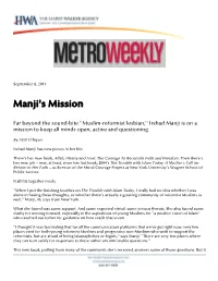 Manji's Mission