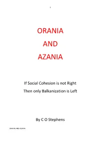 Orania and Azania