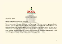 PRESS STATEMENT 3Rd January, 2019