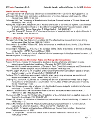 Scientific Articles on Breath Testing for the DUI Gladiator