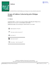 Scraps of Folklore Collected by John Philipps Emslie