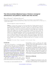The Chironomidae \(Diptera\)