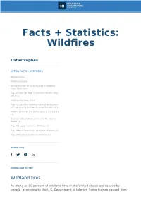 Wildfires Facts + Statistics