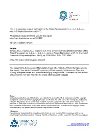Estimation of the Pitzer Parameters for 1–1, 2–1, 3–1, 4–1, and 2–2 Single Electrolytes at 25 °C
