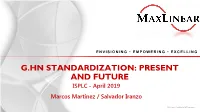 Maxlinear Corporate Update