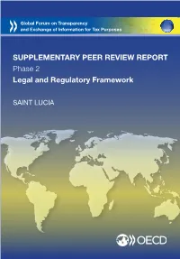 SUPPLEMENTARY PEER REVIEW REPORT Phase 2 Legal and Regulatory Framework