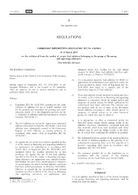 Commission Implementing Regulation (EU)