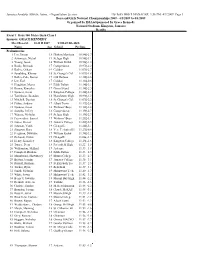 Event 1 Boys 100 Meter Dash Class 1 Sponsor: GRACE KENNEDY Age