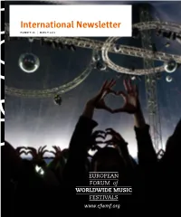 International Newsletter Number 26 | March 2012