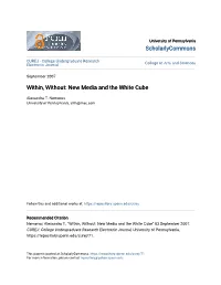 New Media and the White Cube