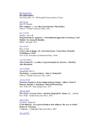 Philosophy Documentation Center. 004.16 In2 Ince, D