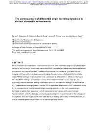 The Consequences of Differential Origin Licensing Dynamics in Distinct Chromatin Environments