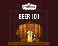 BEER 101 INTRODUCTION You Had a Hard Day at Work and It’S Been a Long Week
