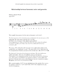 Relationship Between Harmonic Series and Gematria