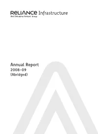 Annual Report 2008-09 (Abridged)