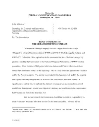 Before the FEDERAL COMMUNICATIONS COMMISSION Washington, DC 20554