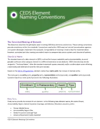 CEDS Element Naming Conventions 1