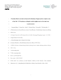 Coseismic Fluid–Rock Interactions in the Beichuan-Yingxiu Surface Rupture Zone of the Mw 7.9 Wenchuan Earthquake and Its Impli