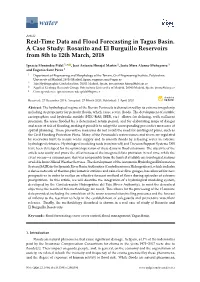 Real-Time Data and Flood Forecasting in Tagus Basin. a Case Study: Rosarito and El Burguillo Reservoirs from 8Th to 12Th March, 2018