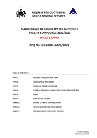 RFQ Document