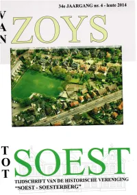 "SOEST - SOESTERBERG" VAN ZOYS TOT SOEST / 34E JAARGANG Nummer 4