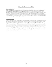 Chapter 15 – Environmental Ethics General Overview