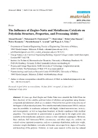 The Influence of Ziegler-Natta and Metallocene Catalysts on Polyolefin Structure, Properties, and Processing Ability