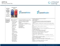 GOVT, 5E Learning Outcomes Map
