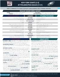 Week 7 NFL Capsules
