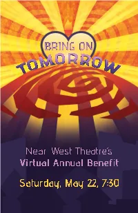 Check out Our Benefit Playbill!