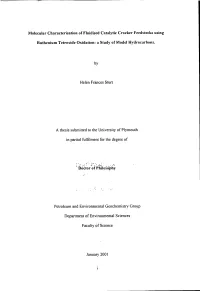 A Study of Model Hydrocarbons