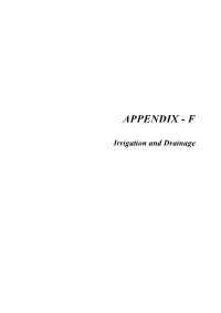 Chapter 4 PRESENT CONDITIONS of the IRRIGATION SCHEMES